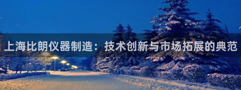 星欧娱乐最近怎么了：上海比朗仪器制造：技术创新与市场拓展的典