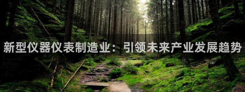 匠星娱乐政f下跪欧普软件园：新型仪器仪表制造业：引领未来产业