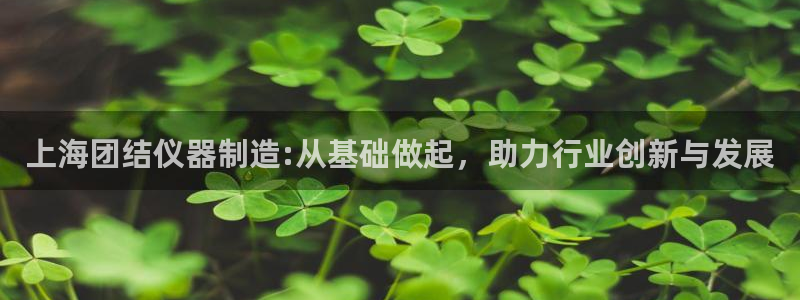 星欧娱乐官方微博：上海团结仪器制造:从基础做起，助力行业创新