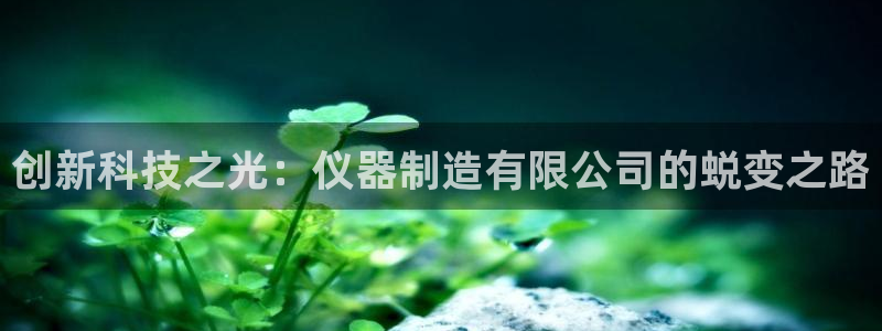 澳门欧星娱乐：创新科技之光：仪器制造有限公司的蜕变之路
