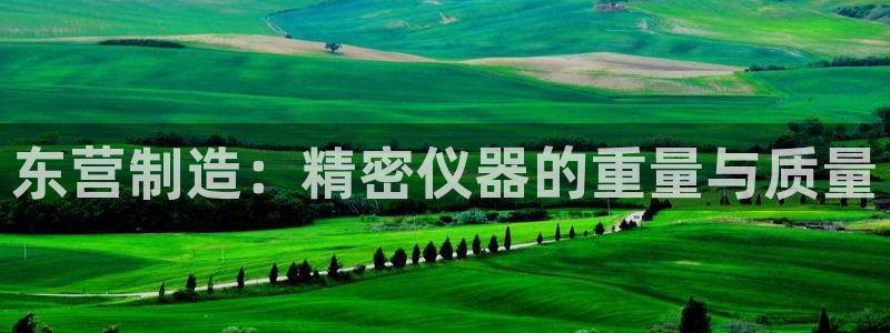 星欧娱乐注册登录入口：东营制造：精密仪器的重量与质量