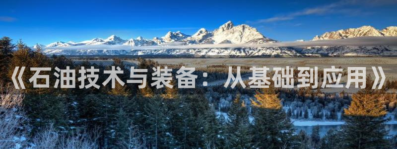 欧星娱乐电竞：《石油技术与装备：从基础到应用》