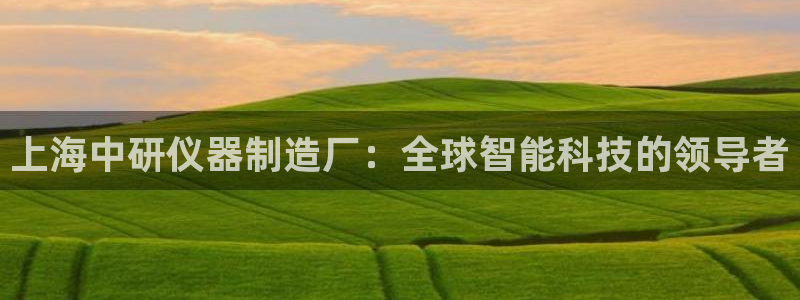 星欧娱乐官网在线登录：上海中研仪器制造厂：全球智能科技的领导
