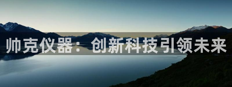 匠星娱乐政f下跪欧普软件园：帅克仪器：创新科技引领未来