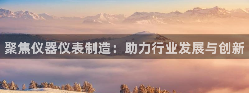 星欧娱乐最新活动：聚焦仪器仪表制造：助力行业发展与创新