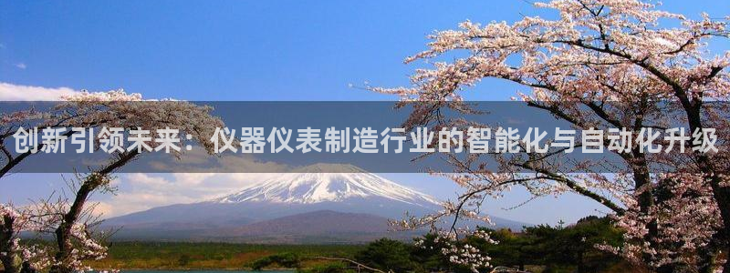 星欧娱乐人工客服电话：创新引领未来：仪器仪表制造行业的智能化