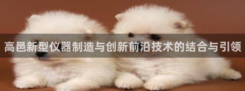 星娱乐欧嘉78778：高邑新型仪器制造与创新前沿技术的结合与