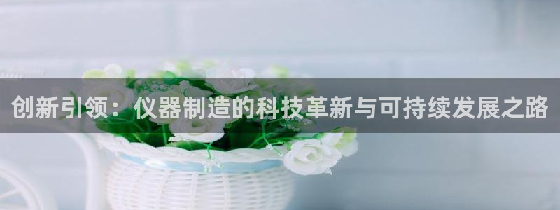 星欧娱乐扣费处理方法：创新引领：仪器制造的科技革新与可持续发