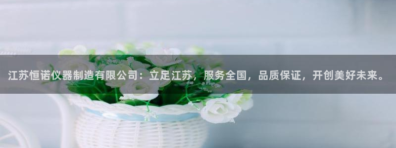 欧星娱乐网站：江苏恒诺仪器制造有限公司：立足江苏，服务全国，