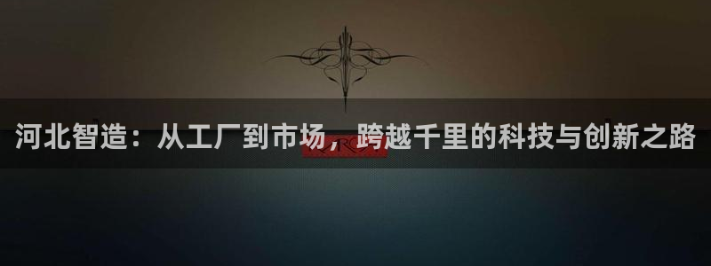 娱乐星扒客欧豪：河北智造：从工厂到市场，跨越千里的科技与创新