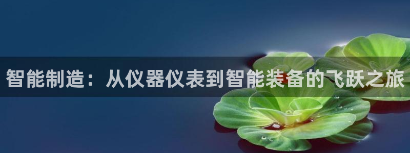 乌鲁木齐欧乐星娱乐：智能制造：从仪器仪表到智能装备的飞跃之旅